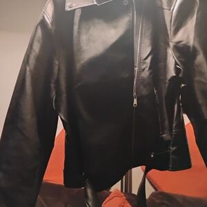 Women's Black Leather Jacket